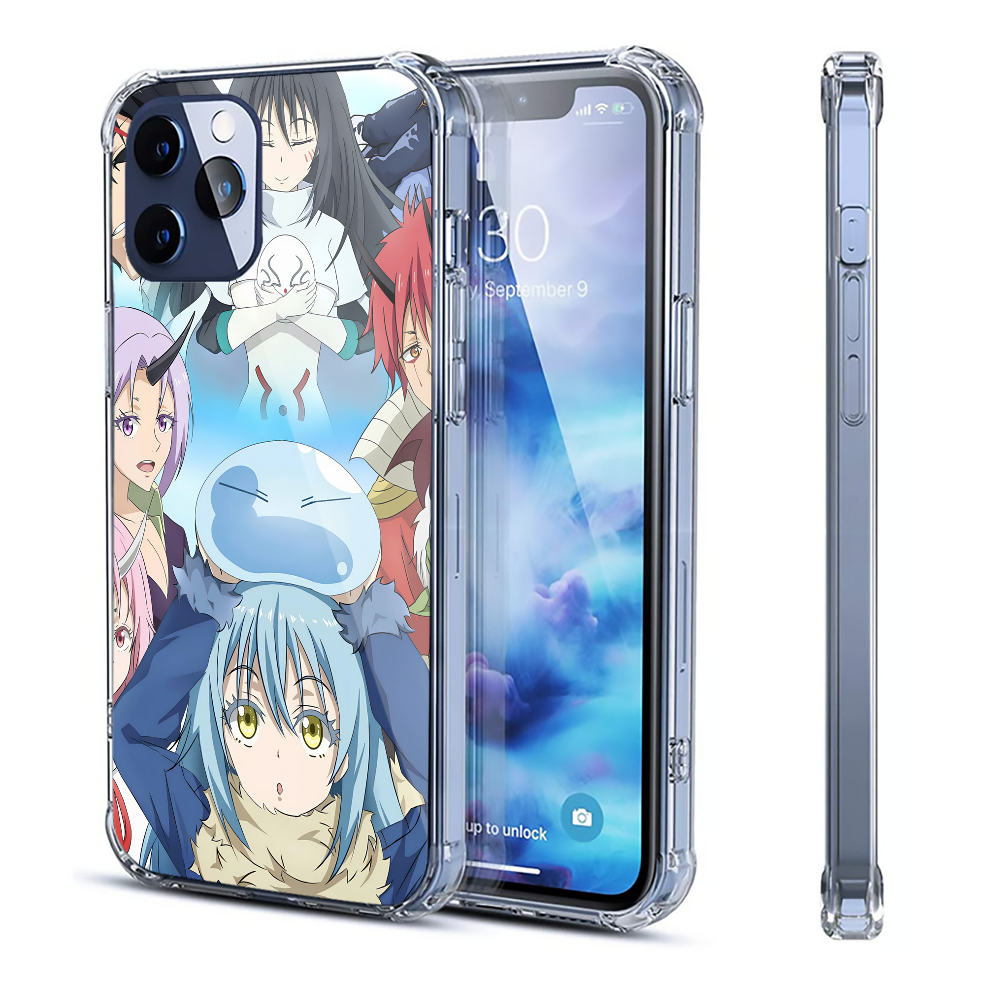 （画像用） 転スラ Regarding Reincarnated to Slime 【iPhone 12シリーズ対応】透明スマホケース（クリアソフトケース）